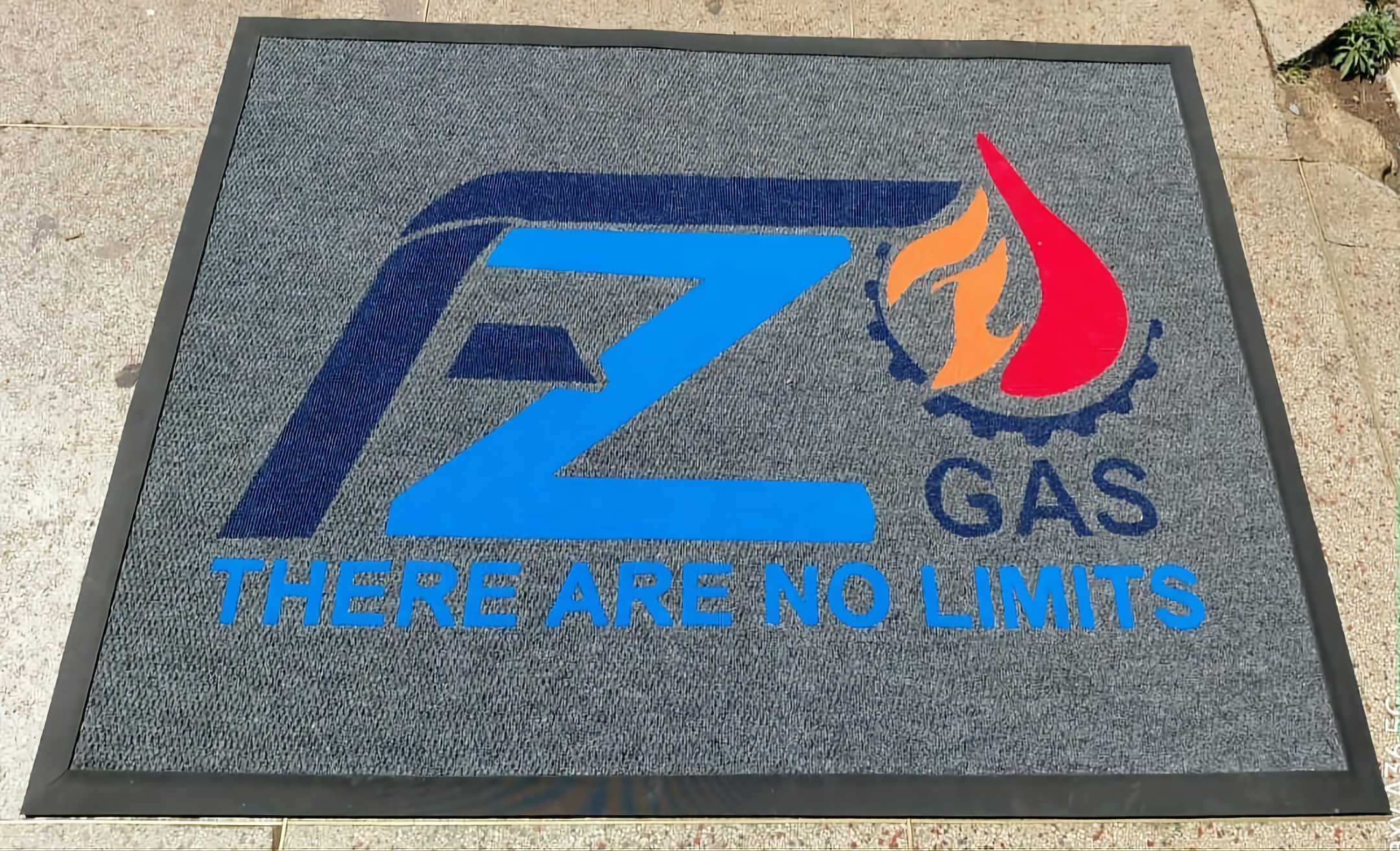 Entrance mat manufacturer work for a dealership finance office